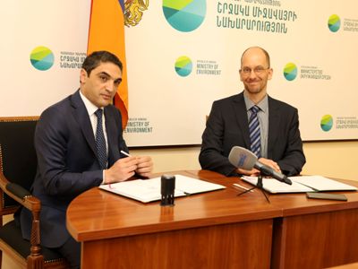 Unprecedented grant support to Armenia environment, entire project budget to be around €26M