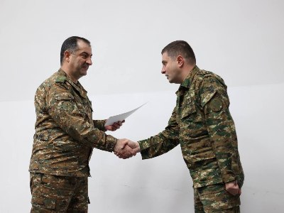 В Военном университете им. Саркисяна состоялось мероприятие по случаю завершения 25-дневных учебных сборов