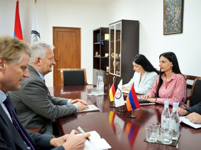 Ombudsperson briefs Germany envoy on confinement conditions of Azerbaijan soldiers detained in Armenia