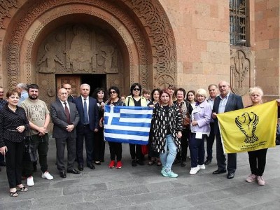 Հայաստանի հունական համայնքը հիշատակի միջոցառում է անցկացրել Պոնտոսի հույների ցեղասպանության տարելիցի առթիվ