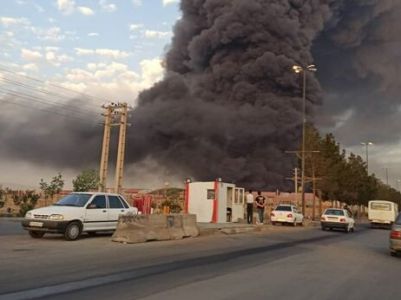 Mehr: при пожаре на химзаводе на севере Ирана пострадали по меньшей мере 9 человек