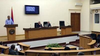 Newspaper: Karabakh MPs’ speeches against Armenia PM not posted on Artsakh public TV website