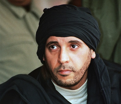 Muammar Gaddafi son on hunger strike