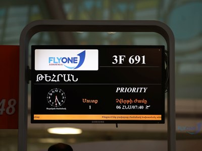 FlyOne Armenia launches regular flights between Yerevan, Tehran