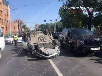 ДТП в Ереване: пострадавший доставлен в больницу