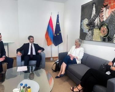 Գրիգոր Մինասյանը Վենետիկի հանձնաժողովի նախագահի հետ քննարկել է ՀՀ-ում դատաիրավական և սահմանադրական բարեփոխումները