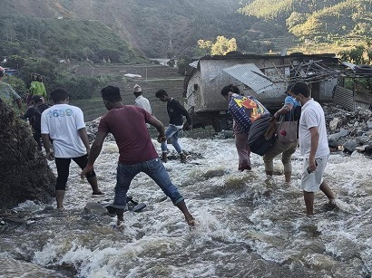 Floods in Nepal: one dead, at least 25 missing
