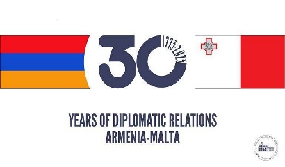 Armenia, Malta exchange messages on 30th anniversary of diplomatic relations