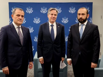 Mirzoyan-Blinken-Bayramov meeting has started in Washington