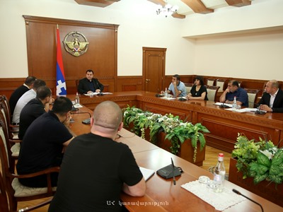 Number of officials discuss current situation with blockade of Artsakh