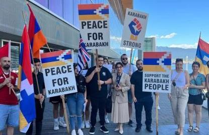 Rally in support of Karabakh held in Canada's Vancouver