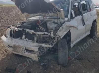 Սյունիքում Mitsubishi-ն մի քանի պտույտ շրջվելով՝ հայտնվել է դաշտում, կան վիրավորներ