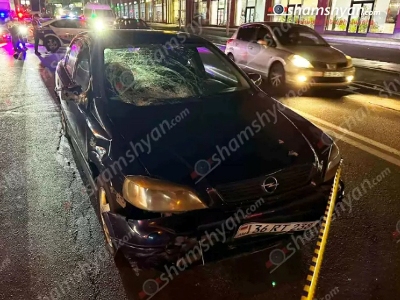 В Ереване автомобиль насмерть сбил пешехода