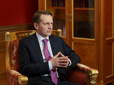 Нарышкин: передача Украине главарей «Азова» нехорошо характеризует турецкую сторону