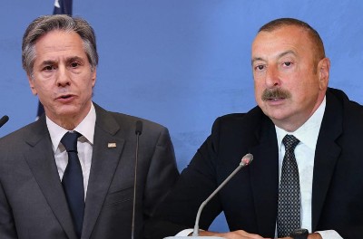 Բլինքենն ու Ալիևը քննարկել են հայ-ադրբեջանական բանակցությունները և Լաչինի միջանցքով տարանցման հարցը