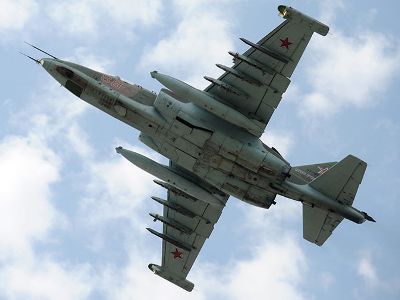 В Краснодарском крае в море упал Су-25