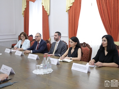 Ռուբեն Ռուբինյանն ընդունել է Գերմանիայի ԱԳՆ պաշտոնյանին եւ ներկայացրել Հվ. Կովկասում տիրող անվտանգային իրավիճակը