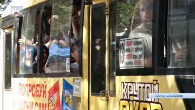 Karabakh capital Stepanakert public transport to operate in very limited capacity