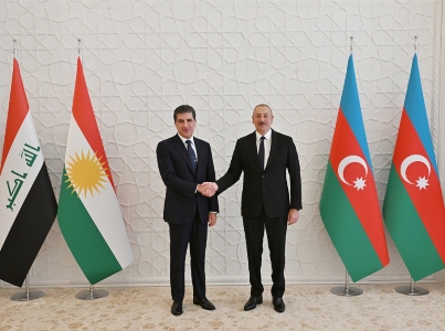 Ալիեւն ընդունել է Իրաքյան Քրդստանի տարածաշրջանի ղեկավար