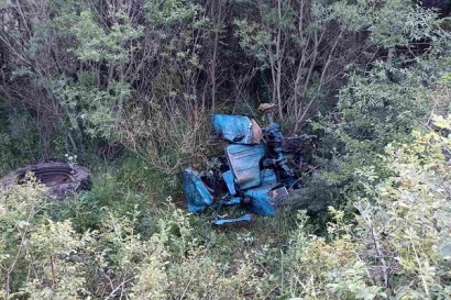 В Армении трактор скатился в овраг на 200 м, водитель скончался на месте