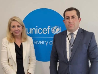 Armenia’s UN ambassador presents humanitarian crisis in Nagorno Karabakh to UNICEF director