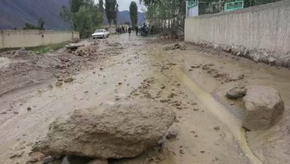 Intense rains cause mudslides in Tajikistan