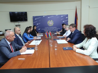 Գեղամ Գևորգյանը հյուրընկալել է Բելառուսի հակամենաշնորհային կարգավորման և առևտրի նախարարին