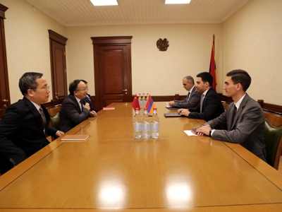 ՊԵԿ նախագահը Չինաստանի դեսպանի հետ քննարկել է երկկողմ համագործակցության տարբեր մեխանիզմներ