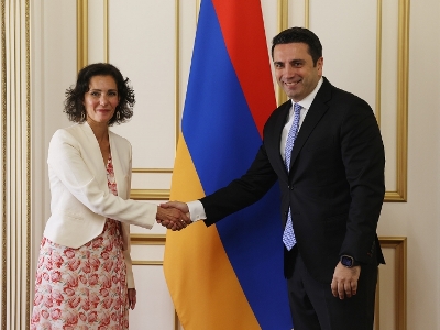Armenia parliament speaker to Belgium FM: I expect active steps regarding Karabakh population’s safety