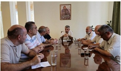 Արցախի ԱԺ նախագահ Դավիթ Իշխանյանն ընդունել է Հանրային խորհրդի անդամներին