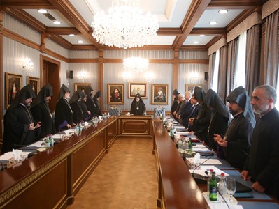 Մայր Աթոռ Սուրբ Էջմիածնում սկսվեց Գերագույն հոգեւոր խորհրդի ժողովը