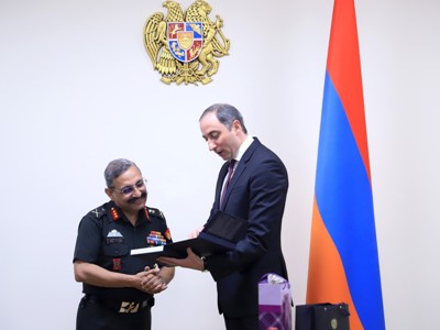 Հնդկաստանի պատվիրակության համար տեղի է ունեցել նաև ՀՀ ռազմարդյունաբերական ոլորտի արտադրանքի ցուցադրություն
