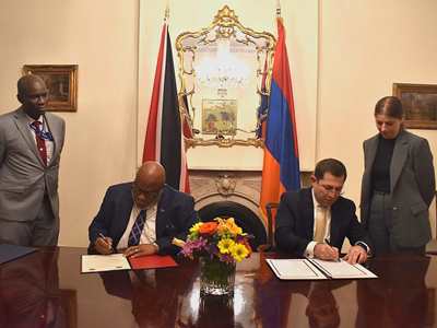 Հայաստանի ու Տրինիդադ եւ Տոբագոյի միջեւ հաստատվեցին դիվանագիտական հարաբերություններ