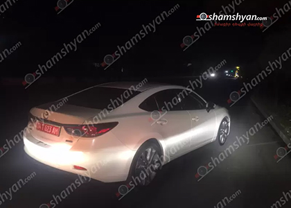 «Դիվանագիտական» համարանիշներով Mazda-ն վնասազերծվել է․ հայտնաբերվել է «կրիստալ» տեսակի թմրամիջոց