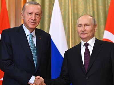 Чем угощал Путин во время обеда в Сочи Эрдогана?