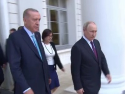 Путин пожелал Эрдогану счастливой дороги: «Будем в контакте»