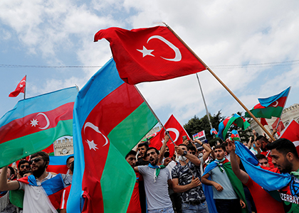 Azerbaijan flag ban at Turkey’s home football match against Armenia angers Azerbaijanis