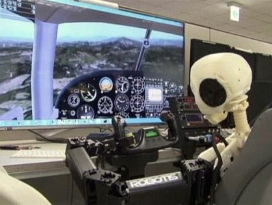 В Южной Корее создали первого в мире робота-пилота в формате гуманоида