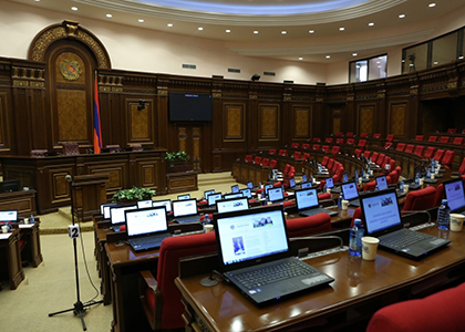 Armenia legislature regular 4-day session to start on September 11, with 48 matters on agenda