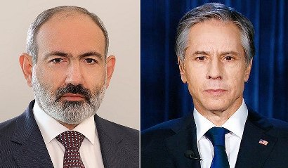Armenia PM has phone call with US State Secretary Blinken