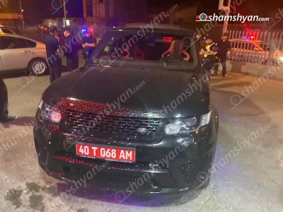 Իսրայելի հյուպատոսության Range Rover Sport-ը անցել է կարմիր լույսով, վարել` հանդիպակաց գոտիով, դիմել՝ փախուստի