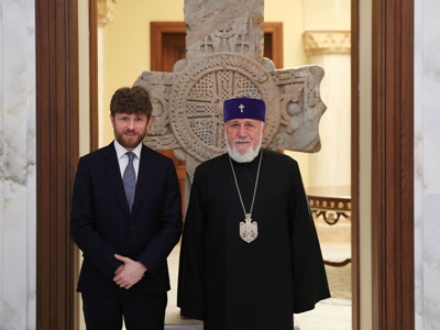 Olivier Decottignies to Karekin II: France will make efforts to provide security guarantees to Karabakh