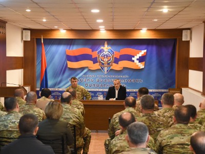 Արցախի նախագահ Սամվել Շահրամանյանն այցելել է ԱԱԾ