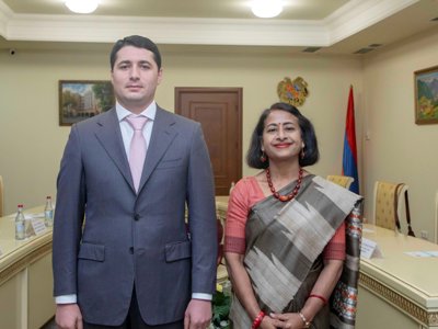Посол Индии и глава СК РА обсудили сотрудничество в правовой сфере