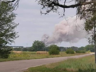 В США взорвался вагон поезда с хлорной кислотой