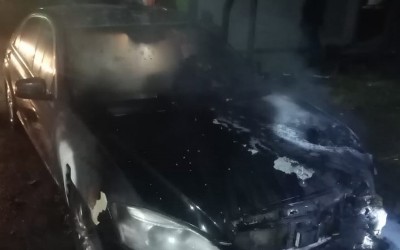 Աբովյան քաղաքում «Mercedes-Benz» մեքենա է այրվել