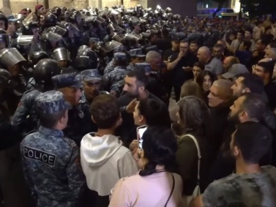 СК: Задержан ряд участников сегодняшнего митинга на площади Республики в Ереване