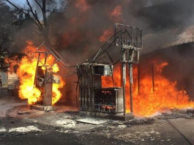Недалеко от Степанакерта взорвалась бензозаправочная станция: есть погибшие и раненые