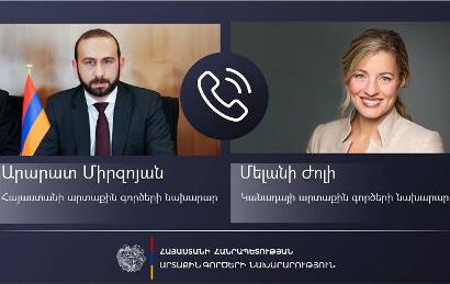 Միրզոյանը Կանադայի ԱԳՆ-ի հետ հեռախոսազրույցում անդրադարձել է ԼՂ ժողովրդի դեմ Ադրբեջանի ագրեսիայի հետևանքներին