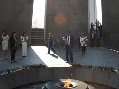 Լիբանանի սոցիալական հարցերի նախարարն այցելել է Հայոց ցեղասպանության հուշահամալիր